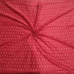 Handcrafted ikat cloth showing characteristic blurred design edges