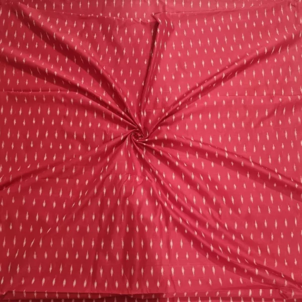 Handcrafted ikat cloth showing characteristic blurred design edges