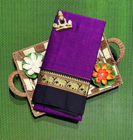 Authentic handloom Narayanpet sarees with Running Blouse