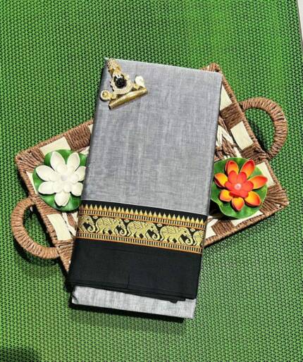 Authentic handloom Narayanpet sarees with Running Blouse