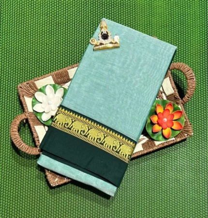 Authentic handloom Narayanpet sarees with Running Blouse