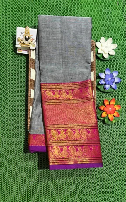 Handwoven Narayanpet Saree – Traditional Cotton