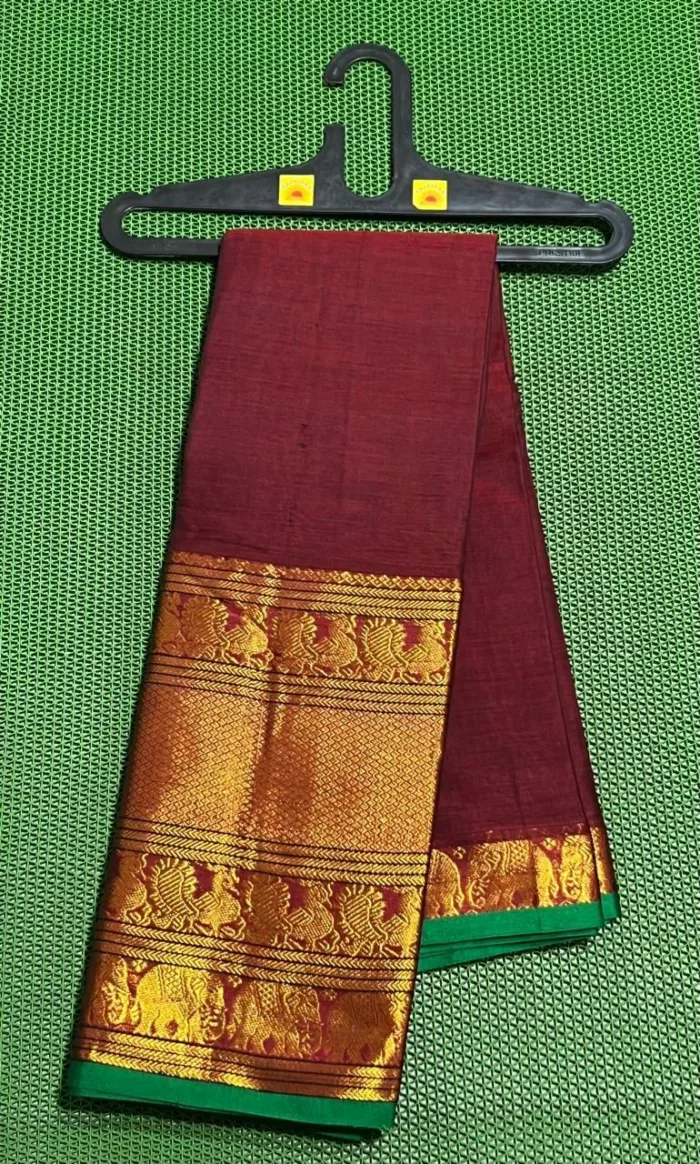 Handwoven Narayanpet Saree – Traditional Cotton