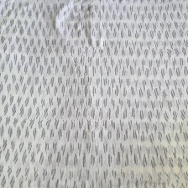 Pure cotton ikat fabric, 45-inch width, handmade weave