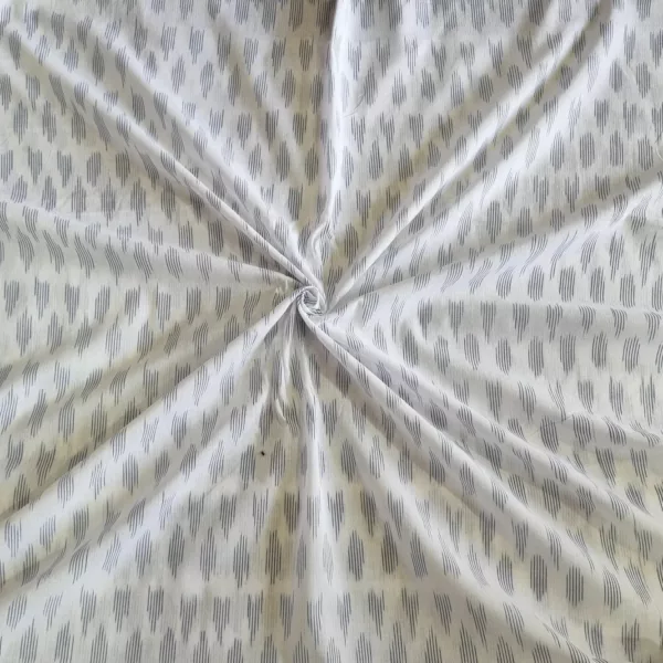 Pure cotton ikat fabric, 45-inch width, handmade weave