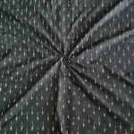 Cotton fabric with ethnic ikat tie and dye pattern