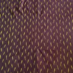 Handloom cotton fabric with traditional ikat weave