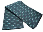 Pure cotton fabric with intricate ikat patterns