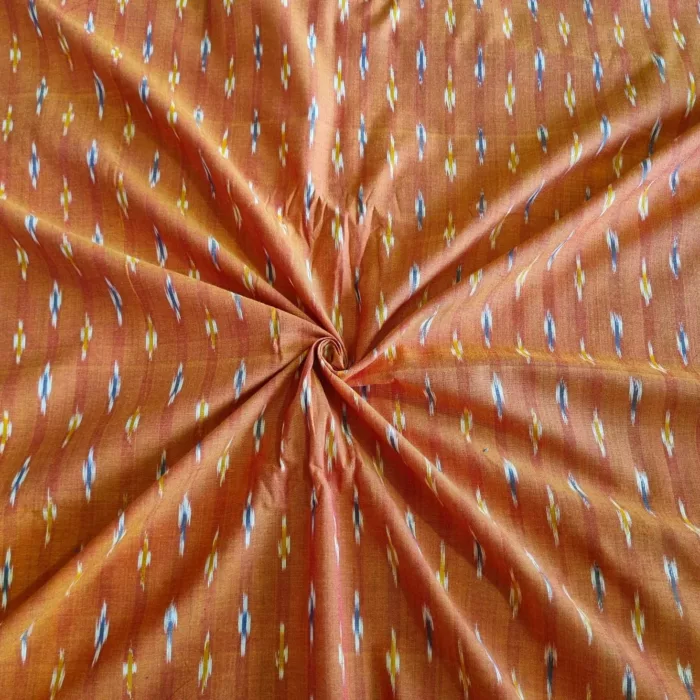 Ikat design fabric in 100% pure cotton