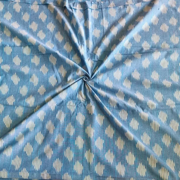 Pure cotton ikat fabric for dressmaking