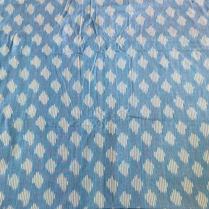 Pure cotton ikat fabric for dressmaking