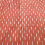 Pure cotton fabric roll with ikat motifs