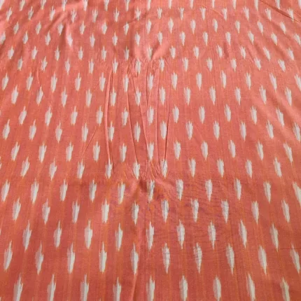 Pure cotton fabric roll with ikat motifs