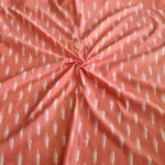 Pure cotton fabric roll with ikat motifs