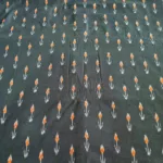 Cotton fabric with traditional tie-dye ikat design