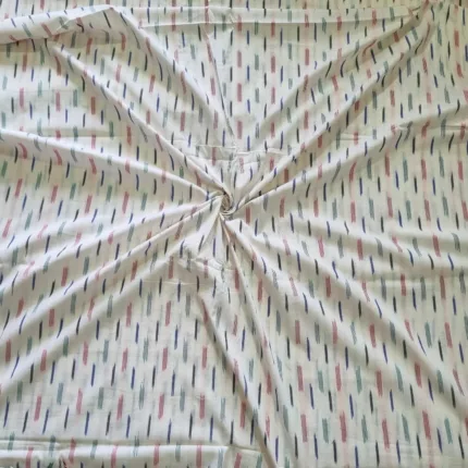 Organic cotton ikat fabric for eco-conscious fashion