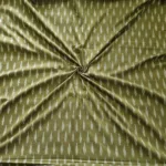 High-quality cotton fabric with artisan ikat work