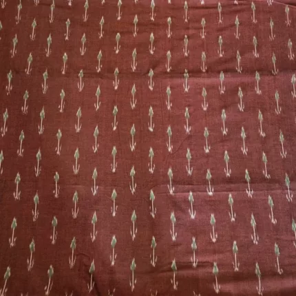 Traditional handloom cotton fabric close-up