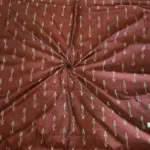 Traditional handloom cotton fabric close-up