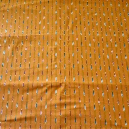 Artisan-crafted cotton fabric with pattern
