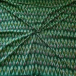 Cotton fabric displayed in folded rolls