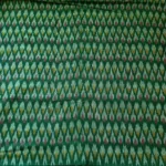Cotton fabric displayed in folded rolls