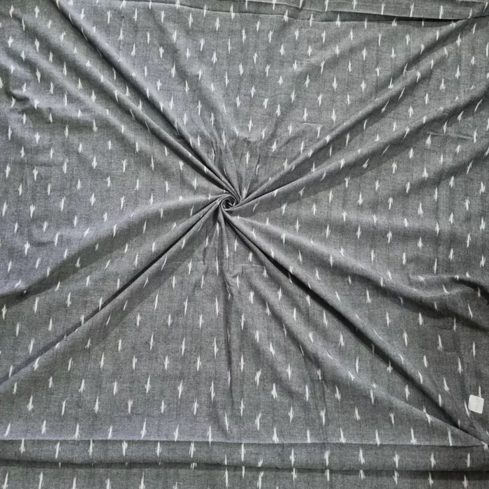 Ikat patterned cotton fabric for home decor
