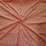 Folded cotton fabric with rich texture