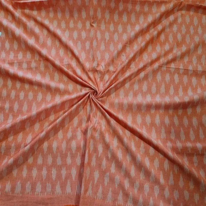 Folded cotton fabric with rich texture