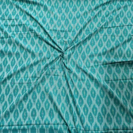 Handloom-woven cotton fabric with soft finish
