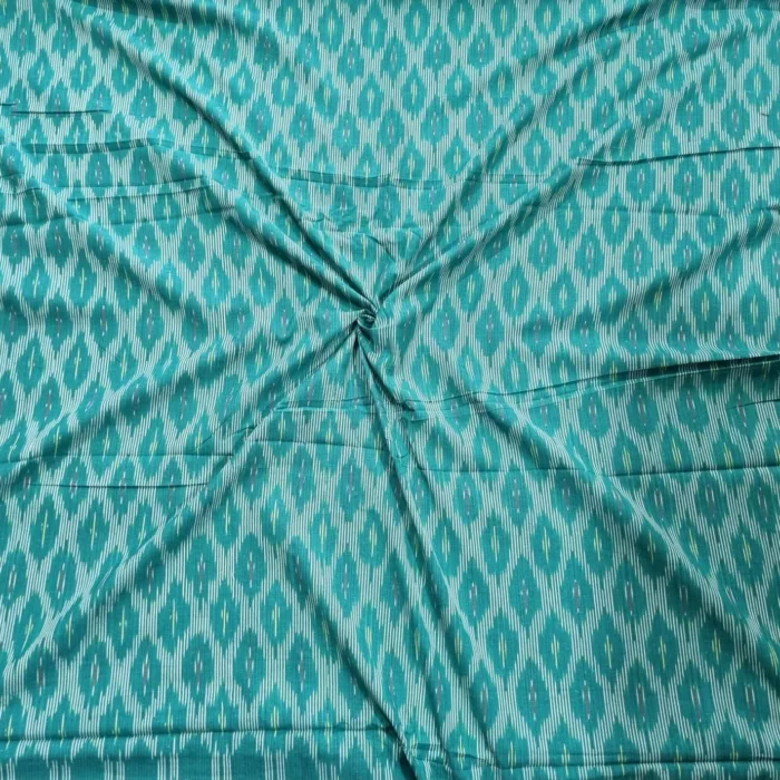 Handloom-woven cotton fabric with soft finish