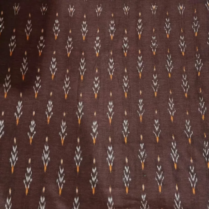 Cotton fabric roll featuring ikat weave