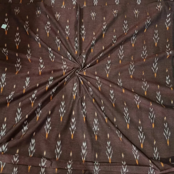 Cotton fabric roll featuring ikat weave