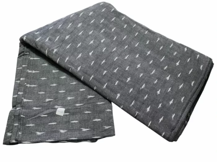 Ikat patterned cotton fabric for home decor