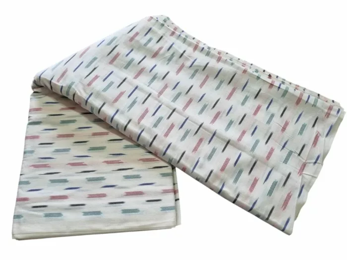Organic cotton ikat fabric for eco-conscious fashion