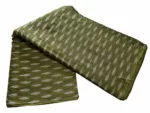 High-quality cotton fabric with artisan ikat work