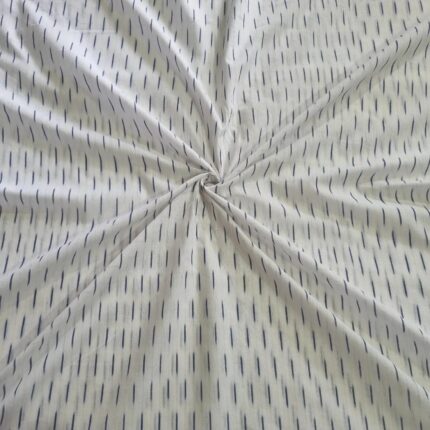 Pure cotton fabric with handwoven Ikat design in 45-inch width for men’s shirts and women’s garments