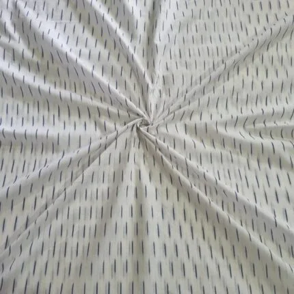 Pure cotton fabric with handwoven Ikat design in 45-inch width for men’s shirts and women’s garments