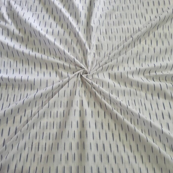 Pure cotton fabric with handwoven Ikat design in 45-inch width for men’s shirts and women’s garments