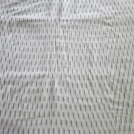 Pure cotton fabric with handwoven Ikat design in 45-inch width for men’s shirts and women’s garments