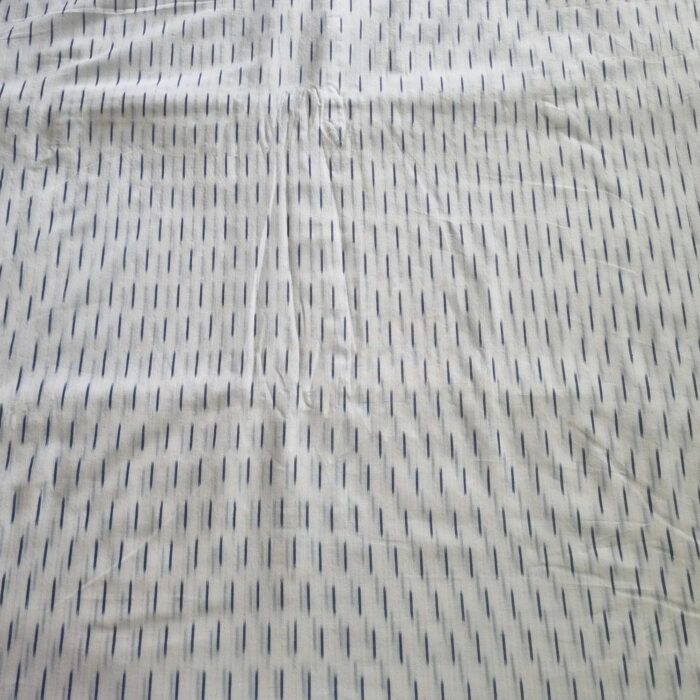 Pure cotton fabric with handwoven Ikat design in 45-inch width for men’s shirts and women’s garments