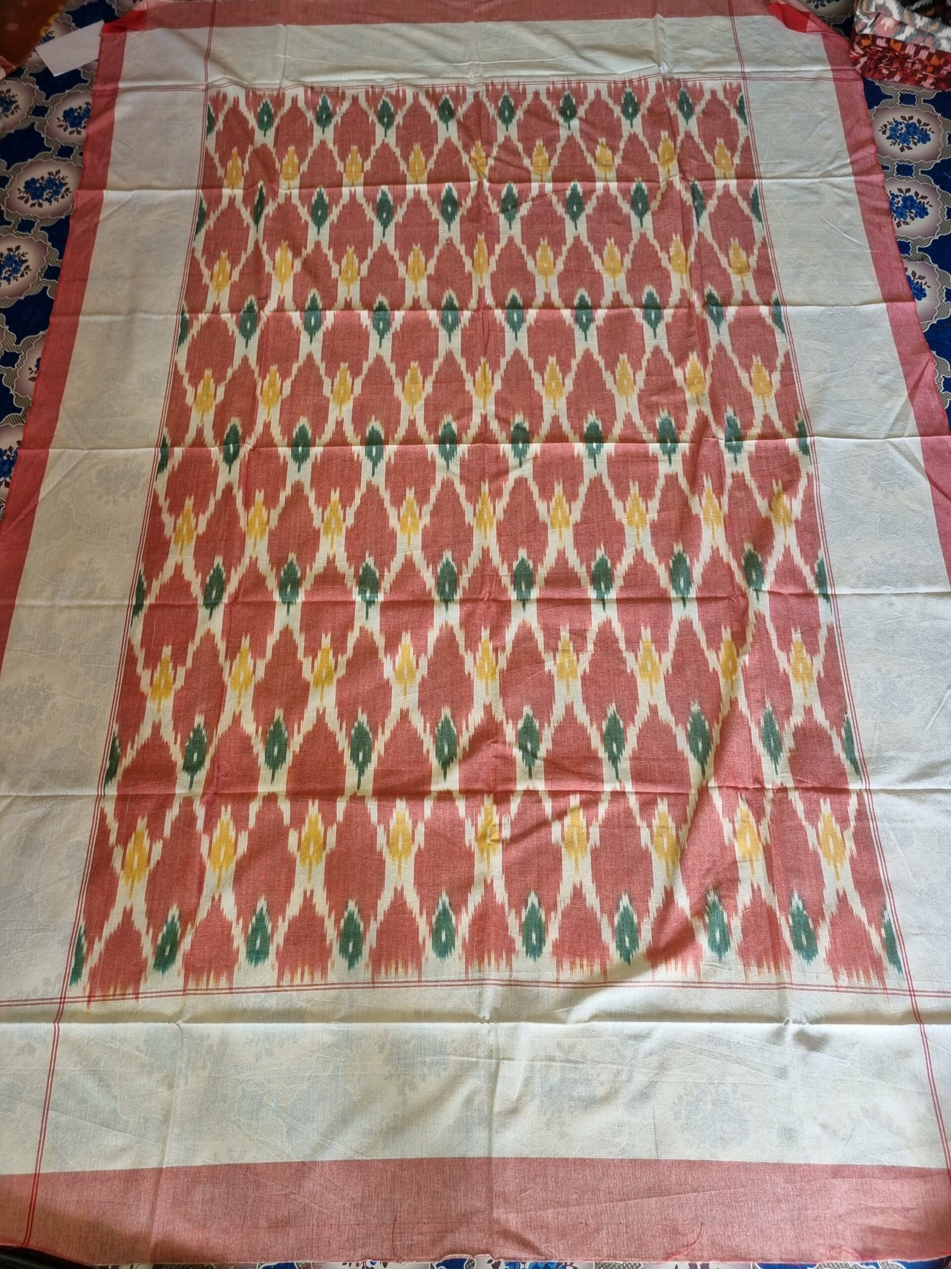 2025/07/1000328889-scaled.jpg Handloom Bedsheet Single Cot 5 by 7 Feets - Image 1