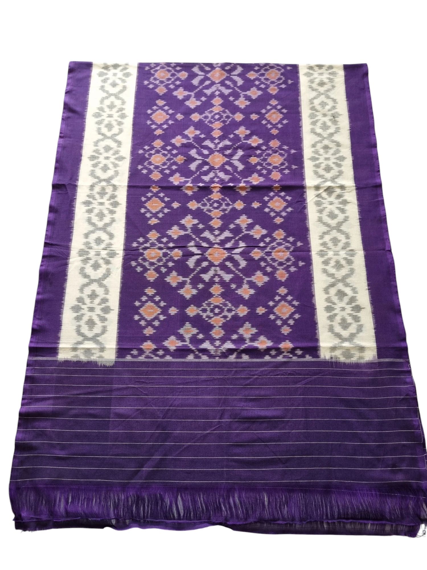 photoroom-20250708_135446_13848466161192194892.webp Pure Cotton Pochampally Dupatta handwoven - Image 1