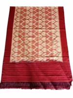 Pure Cotton Pochampally Dupatta handwoven