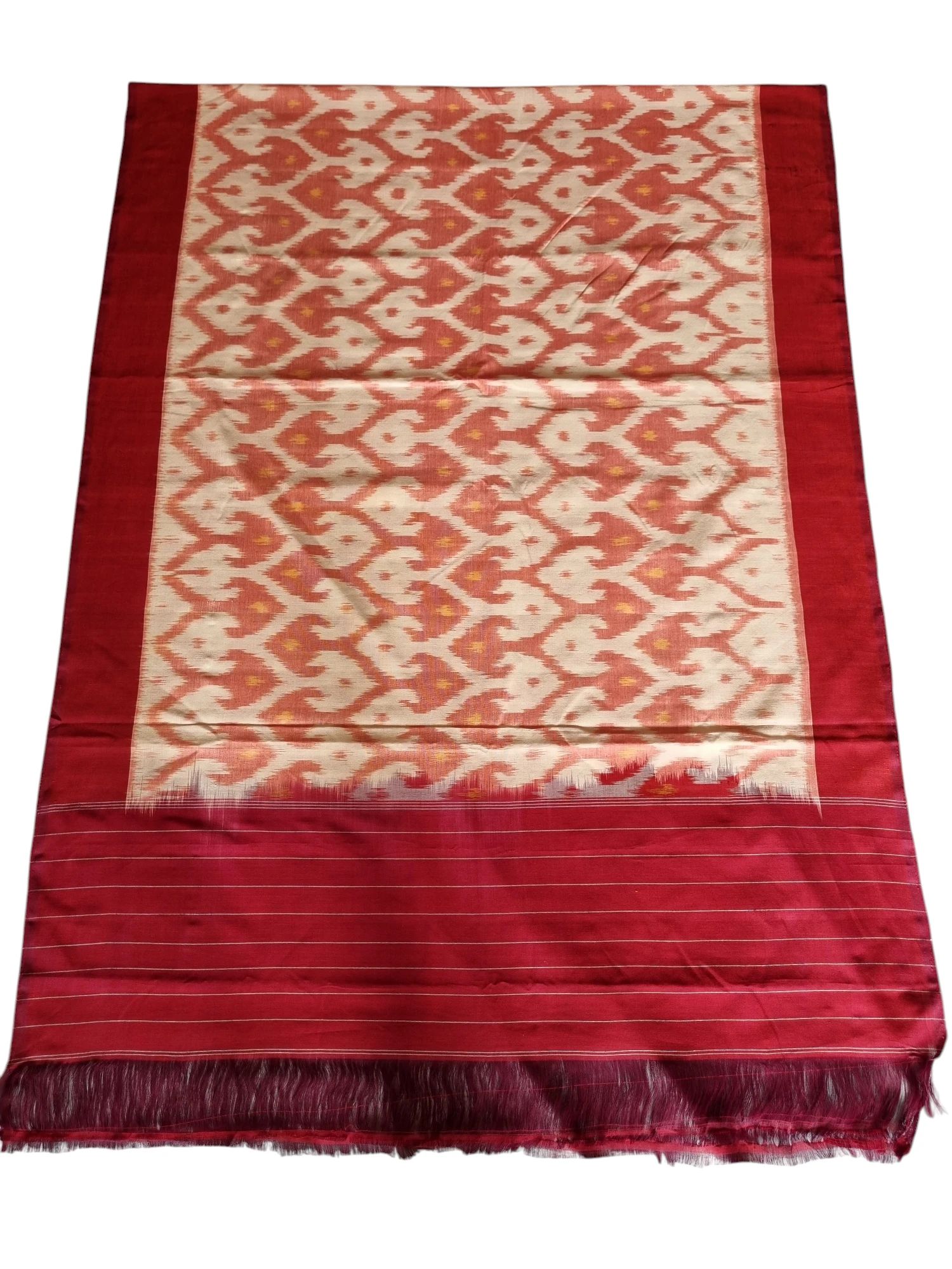 photoroom-20250708_135448_127557610891742944883.webp Pure Cotton Pochampally Dupatta handwoven - Image 1