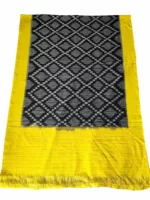 Pure Cotton Pochampally Dupatta handwoven
