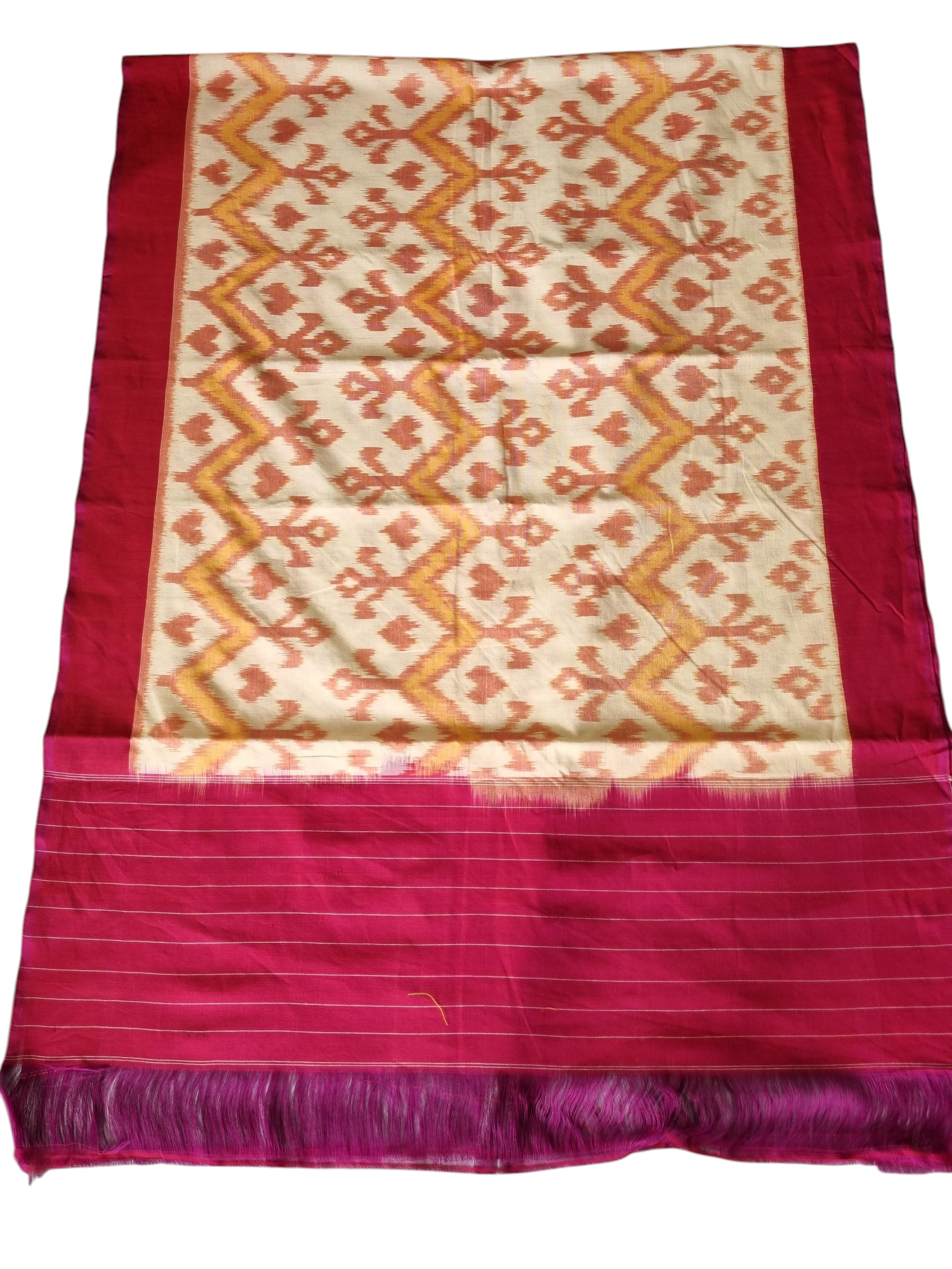 photoroom-20250708_135450_215923064086991944154.png Pure Cotton Pochampally Dupatta handwoven - Image 1