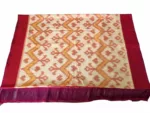 Pure Cotton Pochampally Dupatta handwoven - Image 3