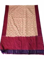 Pure Cotton Pochampally Dupatta handwoven