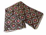 Artisan-made Ikat cotton fabric with fine detailed desig